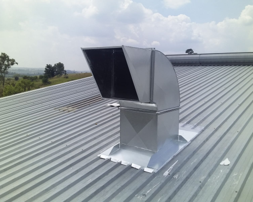 Rooftop ventilation ducting