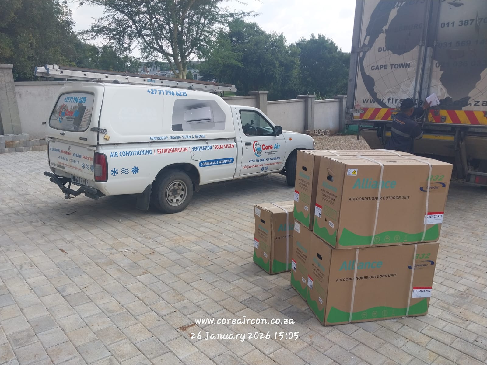 Air conditioner stock delivery, Alliance inverter units